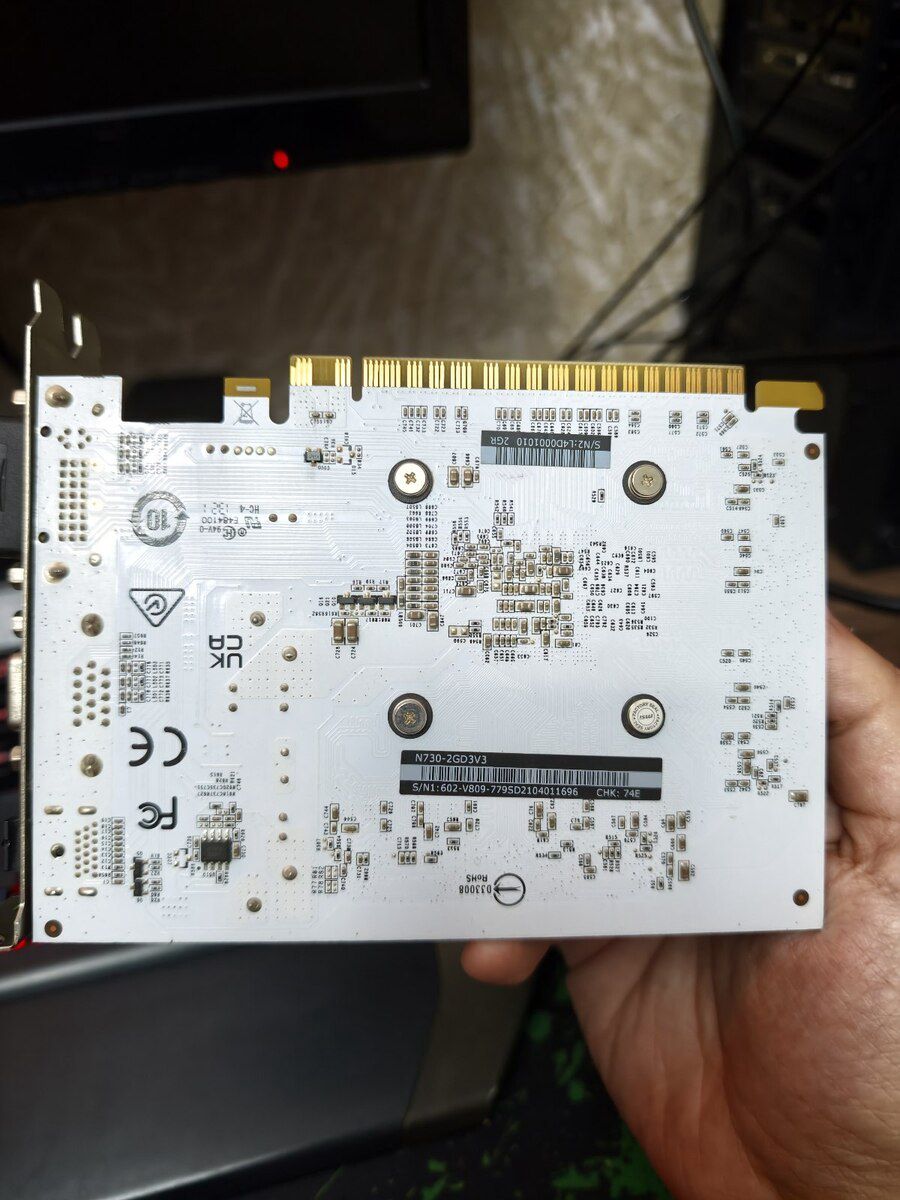 Video kart Nvidia Geforce GT730 2GB — Kompüterlər və noutbuklar, Bakı (8)