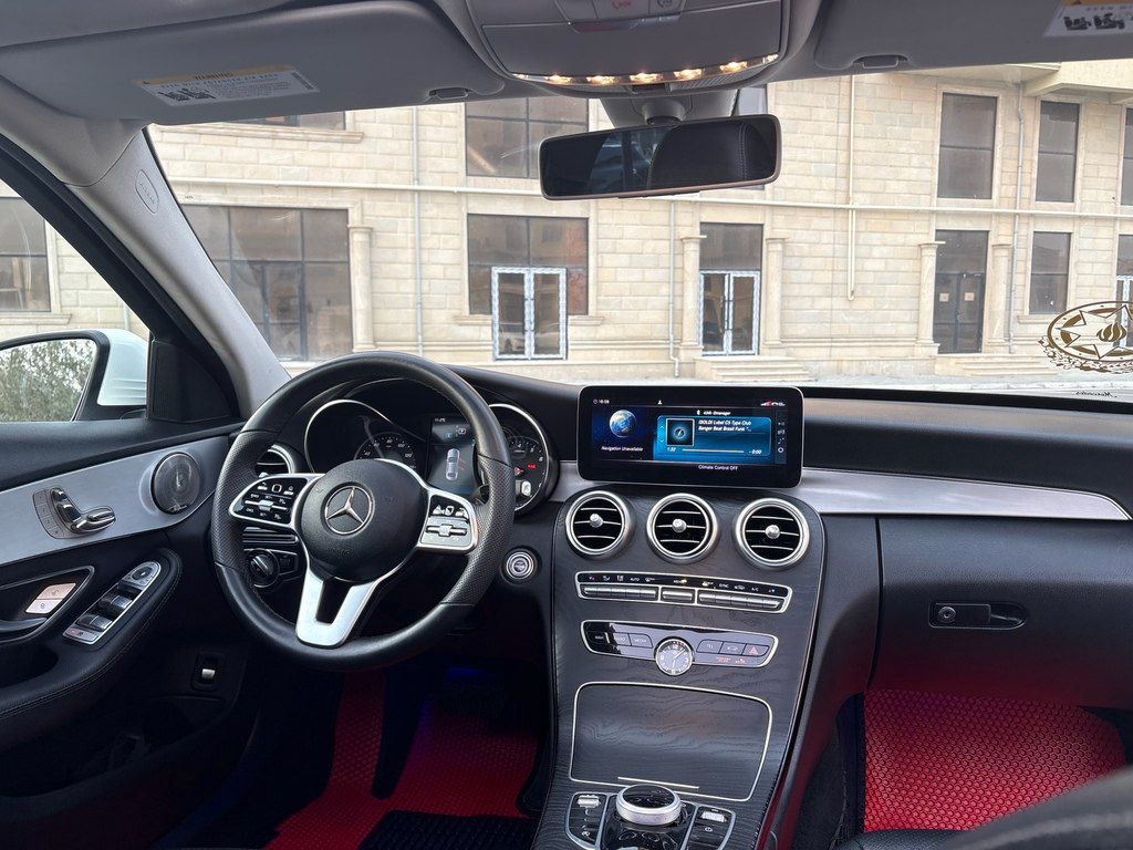 Mercedes C 300, 2.0 L, 2019 il, 115 000 km 77-NE-709 — Avtomobillər, Sumqayıt (8)