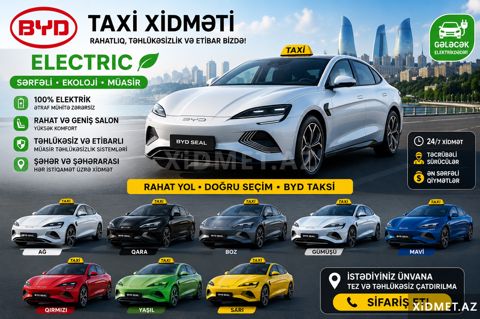 Bütün bölgələrə taksi xidməti — Taksi xidmətləri