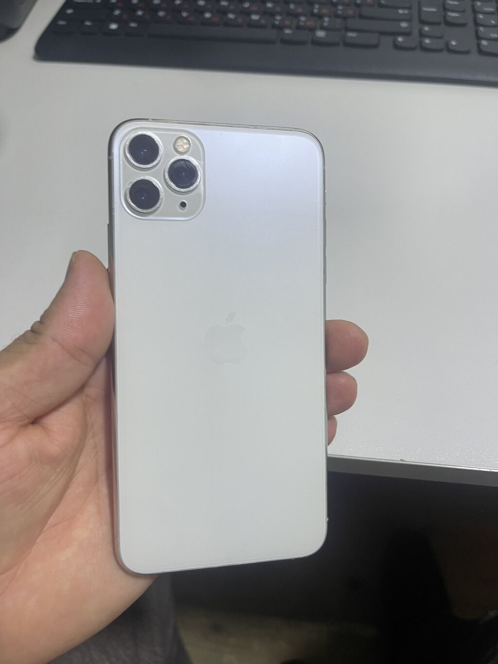 IPhone 11 Pro Max, 256 GB, White Titanium, Face ID — Apple iPhone, Lənkəran (8)