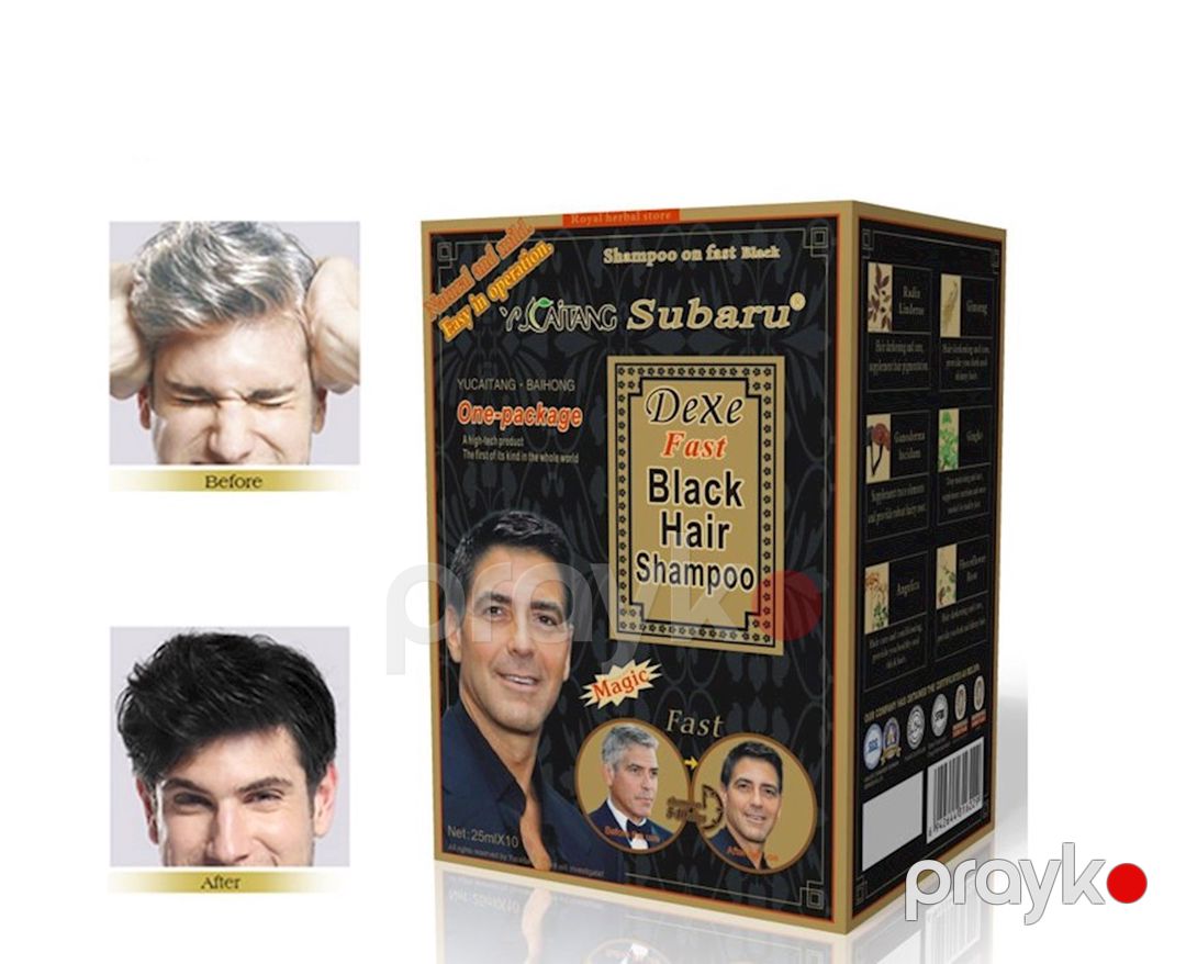 Tonlaşdırıcı şampun Dexe Fast Black 10х25 ml — Mallar, Bakı (2)