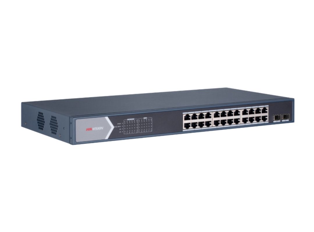 Hikvision DS-3E0526P-E/M 24 Port Gigabit Unmanaged PoE Switch — Şəbəkə və server avadanlığı, Bakı (3)