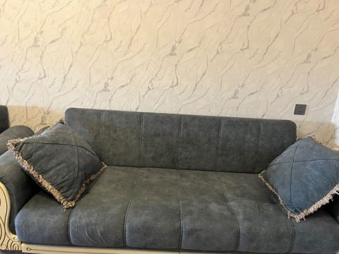 Klassik dizaynlı yumşaq mebel dəsti - Tərkibi: 1 ədəd 3 nəfərlik — Bakı