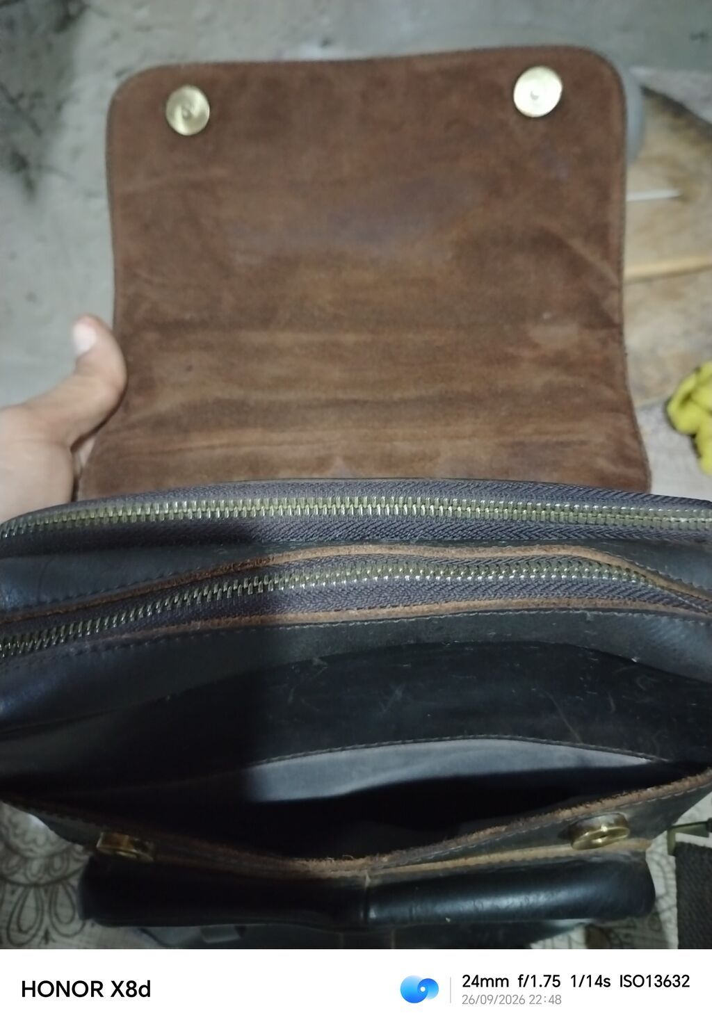 Hunerpaul brendi kişi/unikal stil üçün çiyin çantası. - Material — Çantalar, çamadanlar, cüzdanlar, Bakı (2)