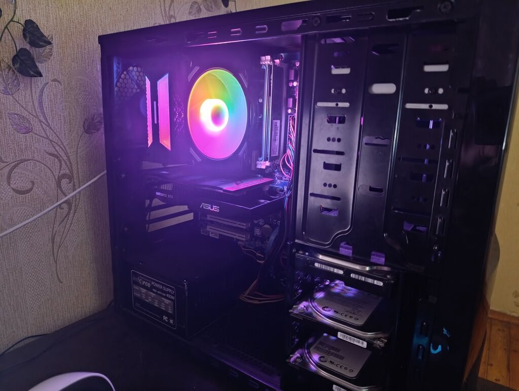 Salam. oyun komputeri satilir. 16 gb ram, i7-3770, gtx 1050ti, 1.35tb — Masaüstü kompüterlər, Digah (2)