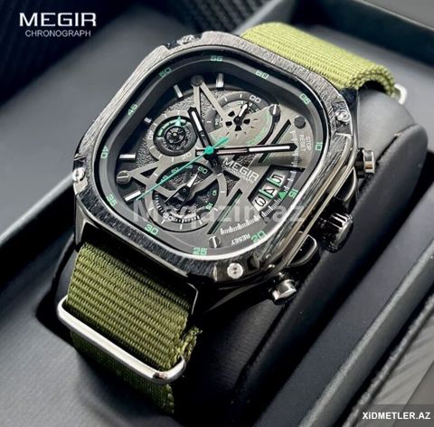Megir Chronograph kişi qol saatı — Bakı