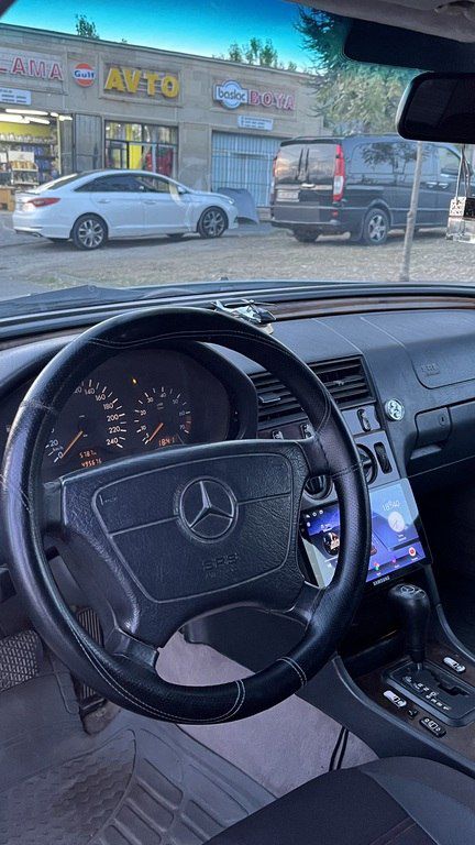 Mercedes C 180, 1.8 L, 1997 il, 495 676 km — Avtomobillər, Qəbələ (6)