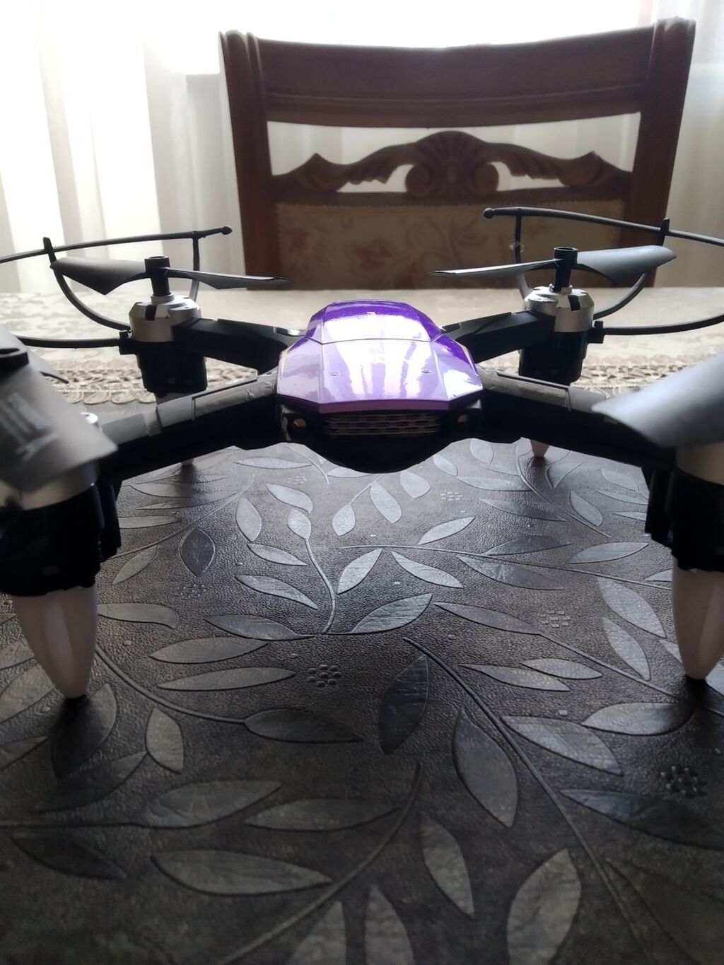 Oyuncaq kvadrokopter dron - Korpus rəngləri: bənövşəyi və qırmızı — Oyuncaq nəqliyyatı, Bakı (3)