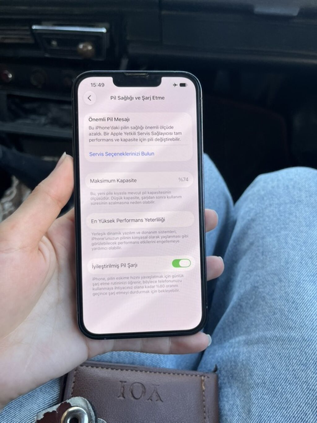 IPhone 13 Pro, 128 GB, Gümüşü, Qırıq — Apple iPhone, Bakı (2)