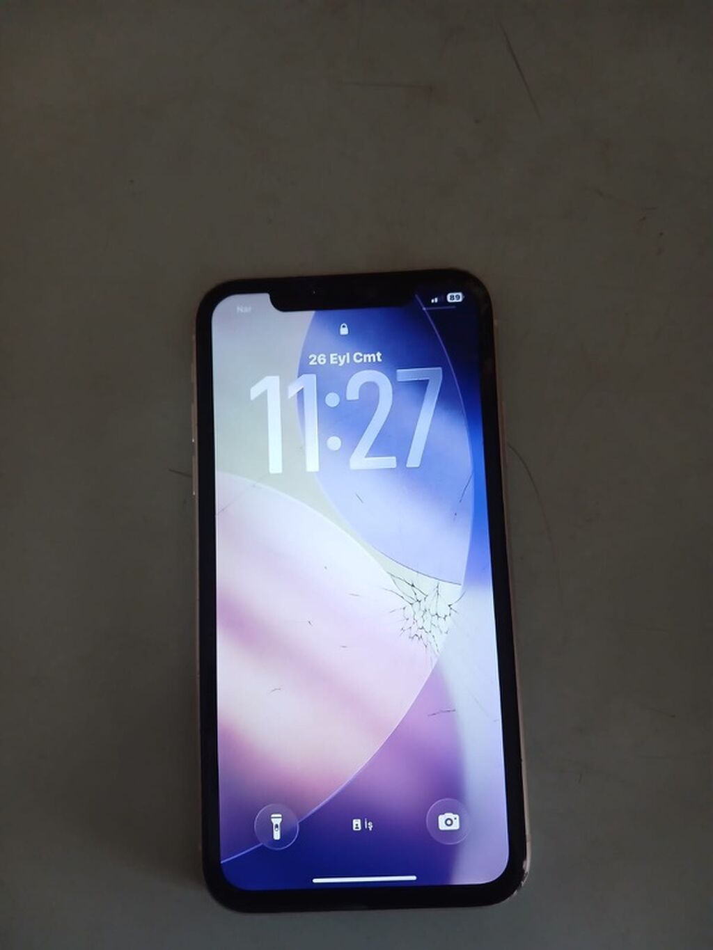 IPhone 11, Ağ, Qırıq, Barmaq izi, Face ID — Apple iPhone, Quba (4)