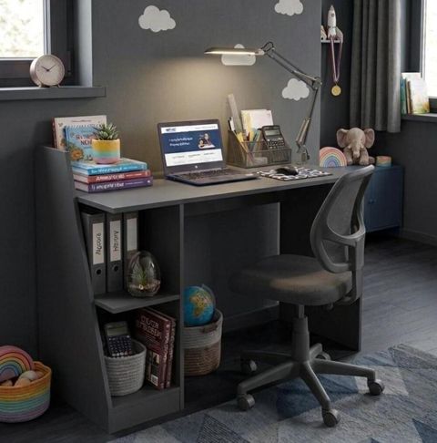 MB 3 yazı masası, laminat, antrasit, 110x75x50 sm — Bakı