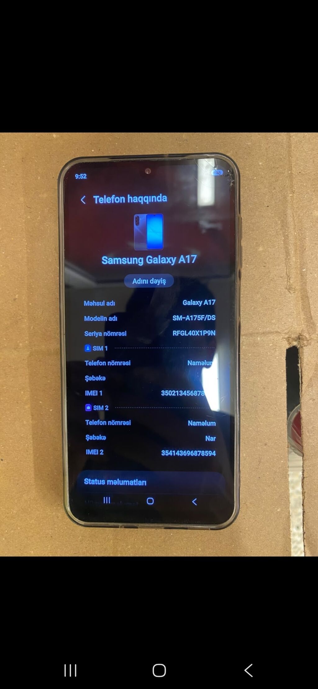 Samsung Galaxy A17, 128 GB, rəng - Qara, İki sim kartlı — Samsung, Bakı (3)