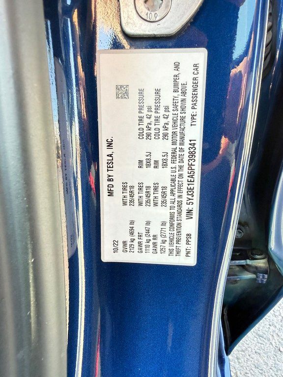 Tesla Model 3, 75 kWh, 2022 il, 84 000 km — Avtomobillər, Bakı (11)