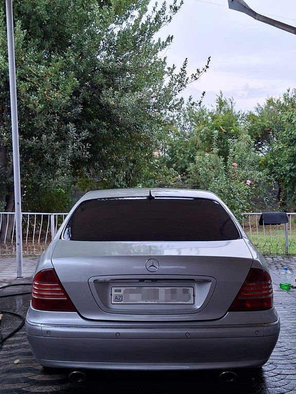 Mercedes S 500, 5.0 L, 2002 il, 531 000 km — Avtomobillər, Şəki (5)