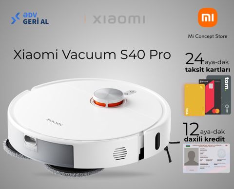 Robot tozsoran "Xiaomi Vacuum S40 Pro" — Bakı