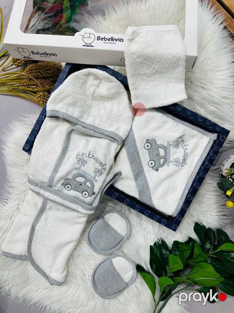 Hamam xələti və dəsmal dəsti Bebelinna OP-533, boz — Bakı
