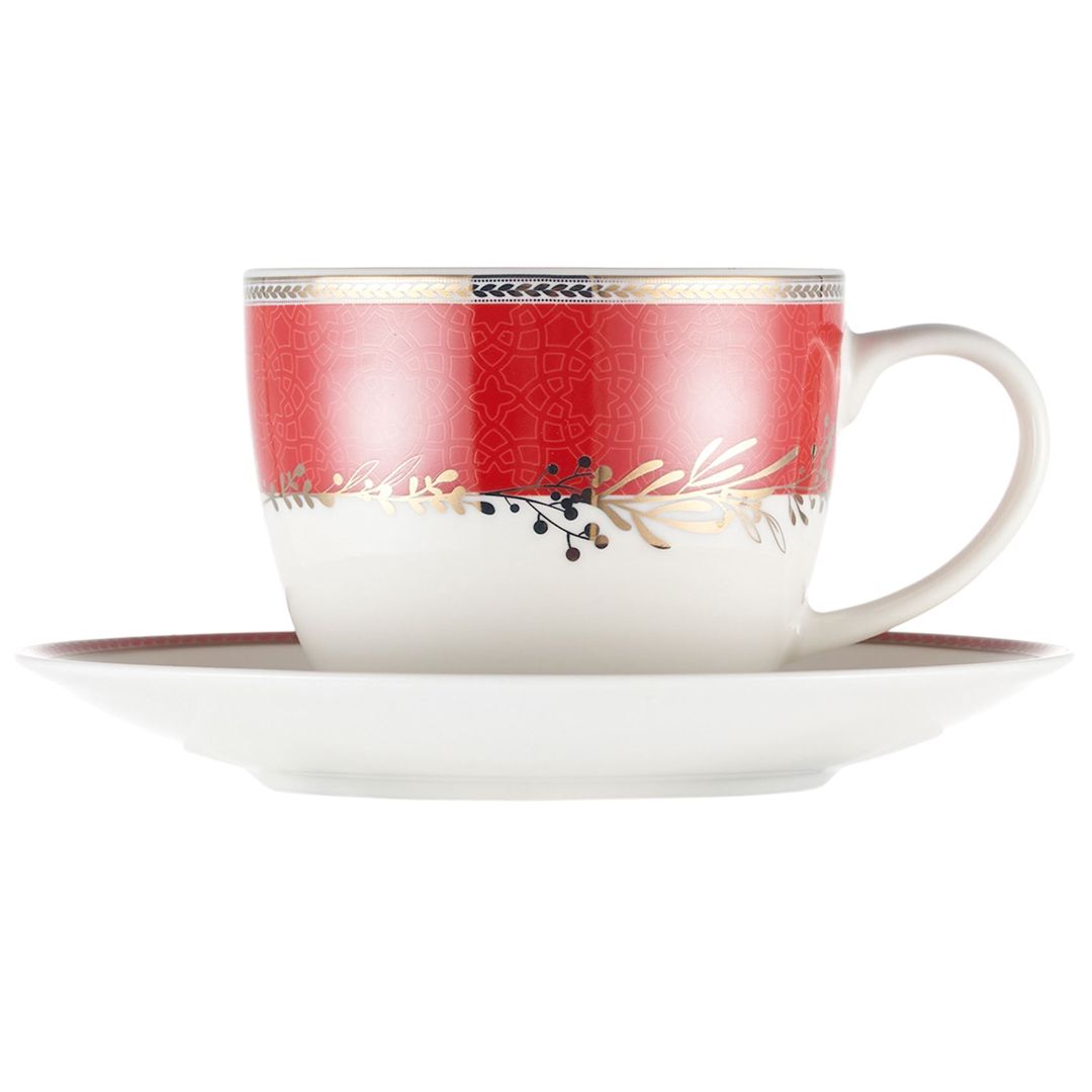 Çay cütü Gipfel Charlotte 51566, sümük farfor, rəngbərəng, 200 ml — Mallar, Bakı (2)