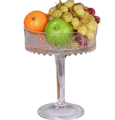 Meyvə qabı NBR4E, 19x21 sm, şüşə, şəffaf — Bakı