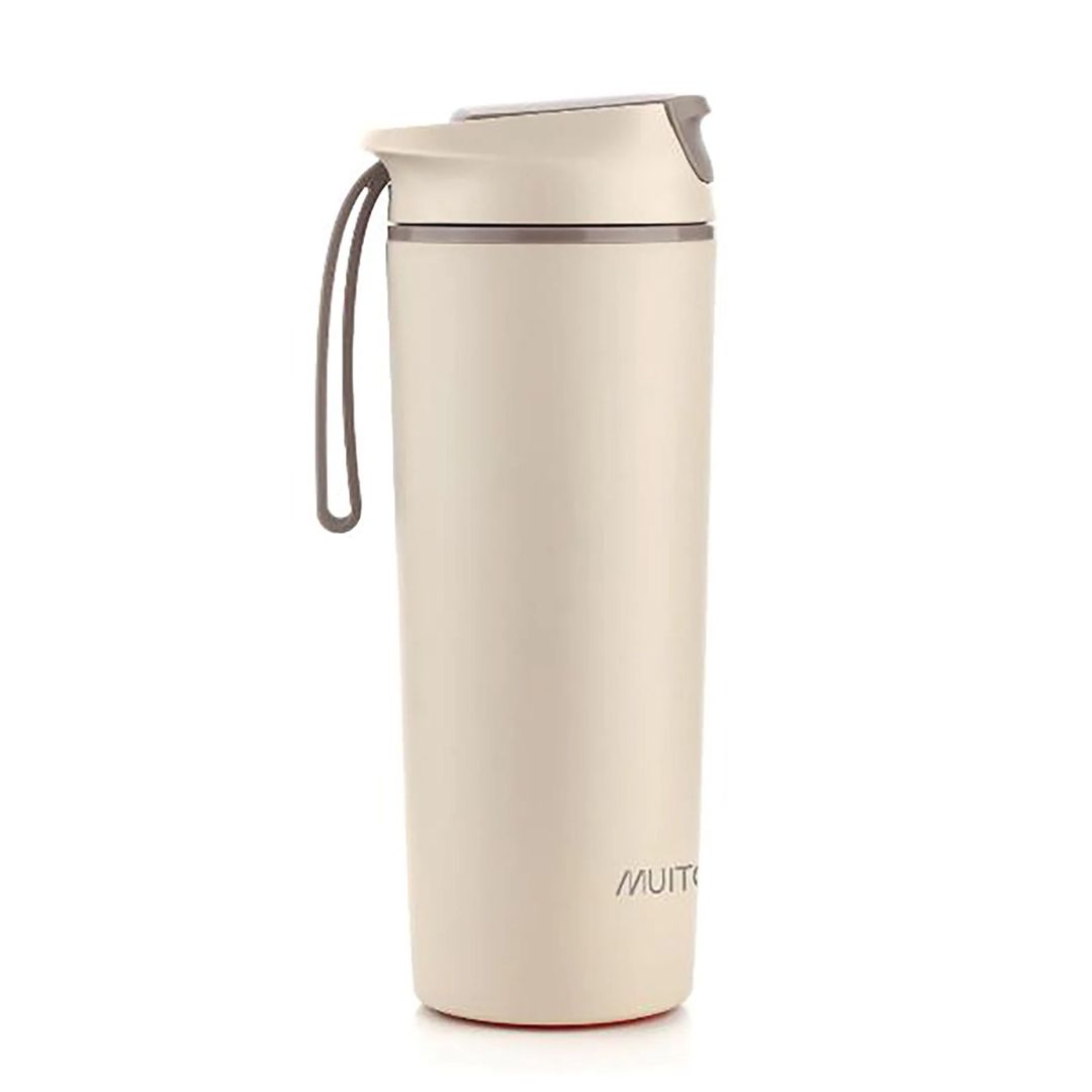 Termo butulka Muitomas Never Fall Down, polipropilen, ağ, 450 ml — Mallar, Bakı