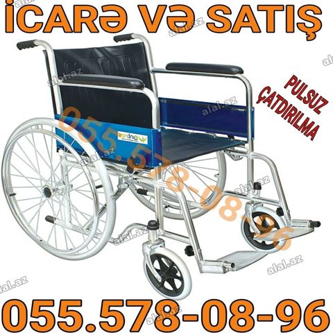 İcarə və satış üçün əlil arabası Xüsusiyyətlər: - Mexaniki tip, arxa — Bakı