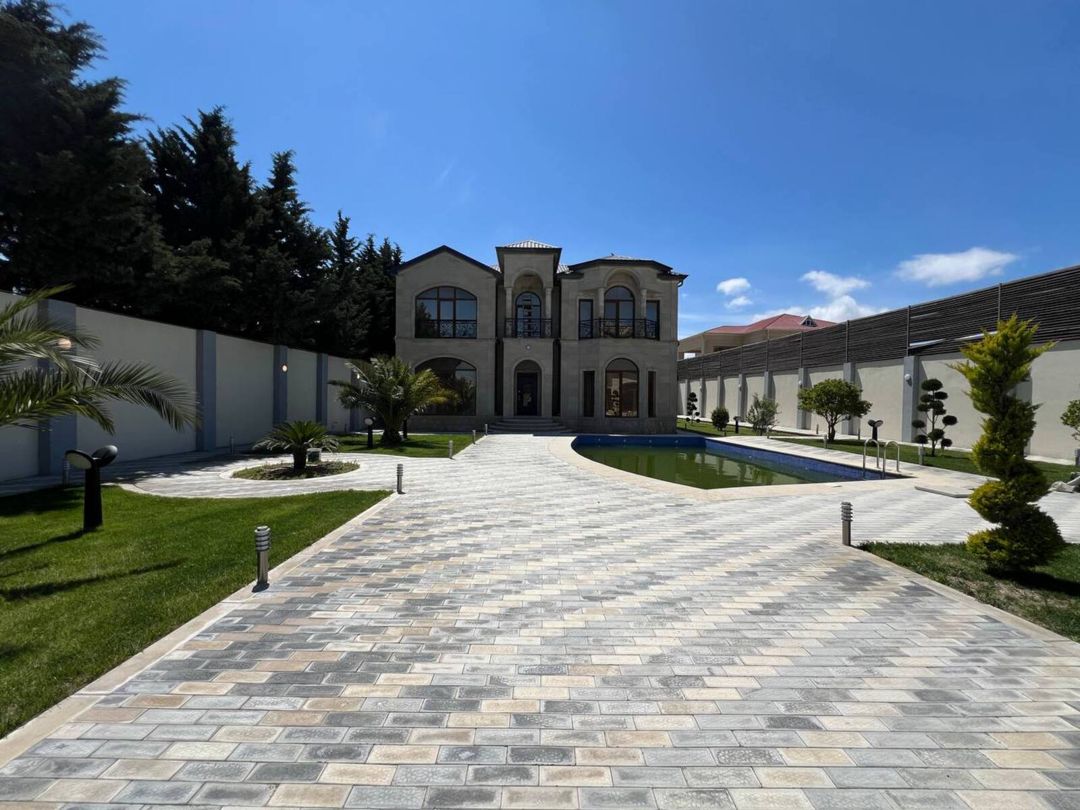 Satılır 6 otaqlı həyət evi/bağ evi 350 m² — Ev, villa, Bakı (5)