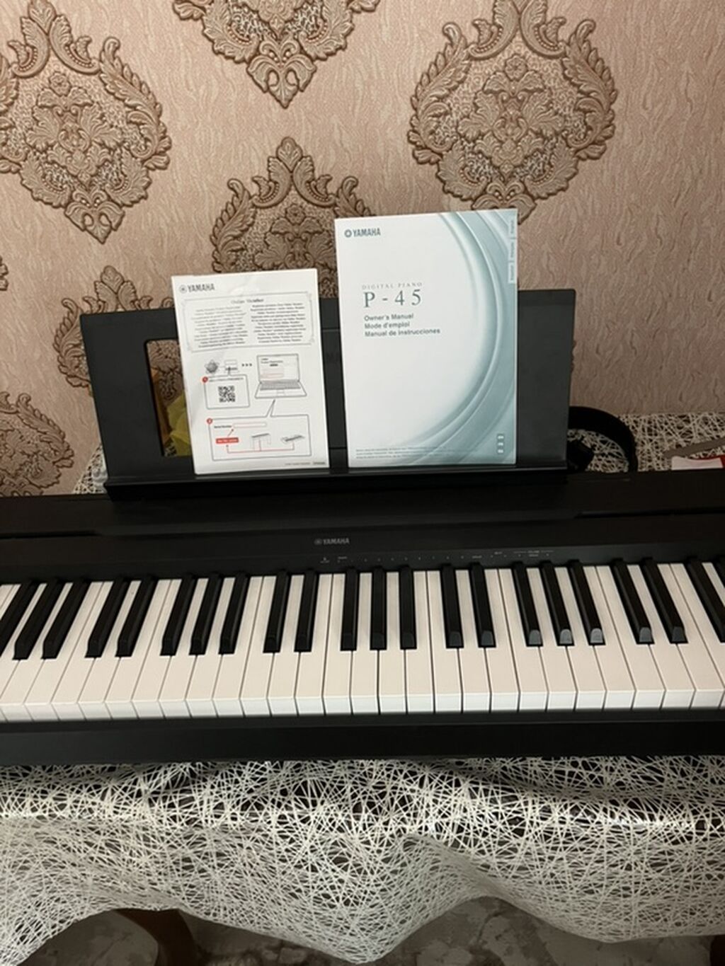 Yamaha P-45B rəqəmsal pianino - 88 ədəd tamölçülü, çəkili (Graded — Pianino və digər klaviş alətləri, Mehdiabad (3)
