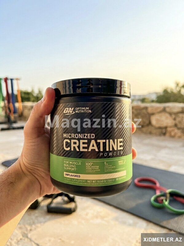 Creatine Optimum Nutrition Amerikan Kreatin 600gram Creatin — Gözəllik və səhiyyə, Bakı (2)