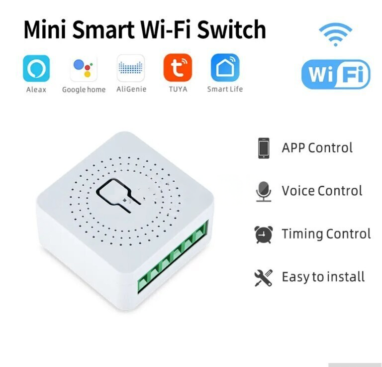 Ağıllı ev Wi-Fi açarı 10A/16A Tuya Smart — Elektronika, Bakı (2)