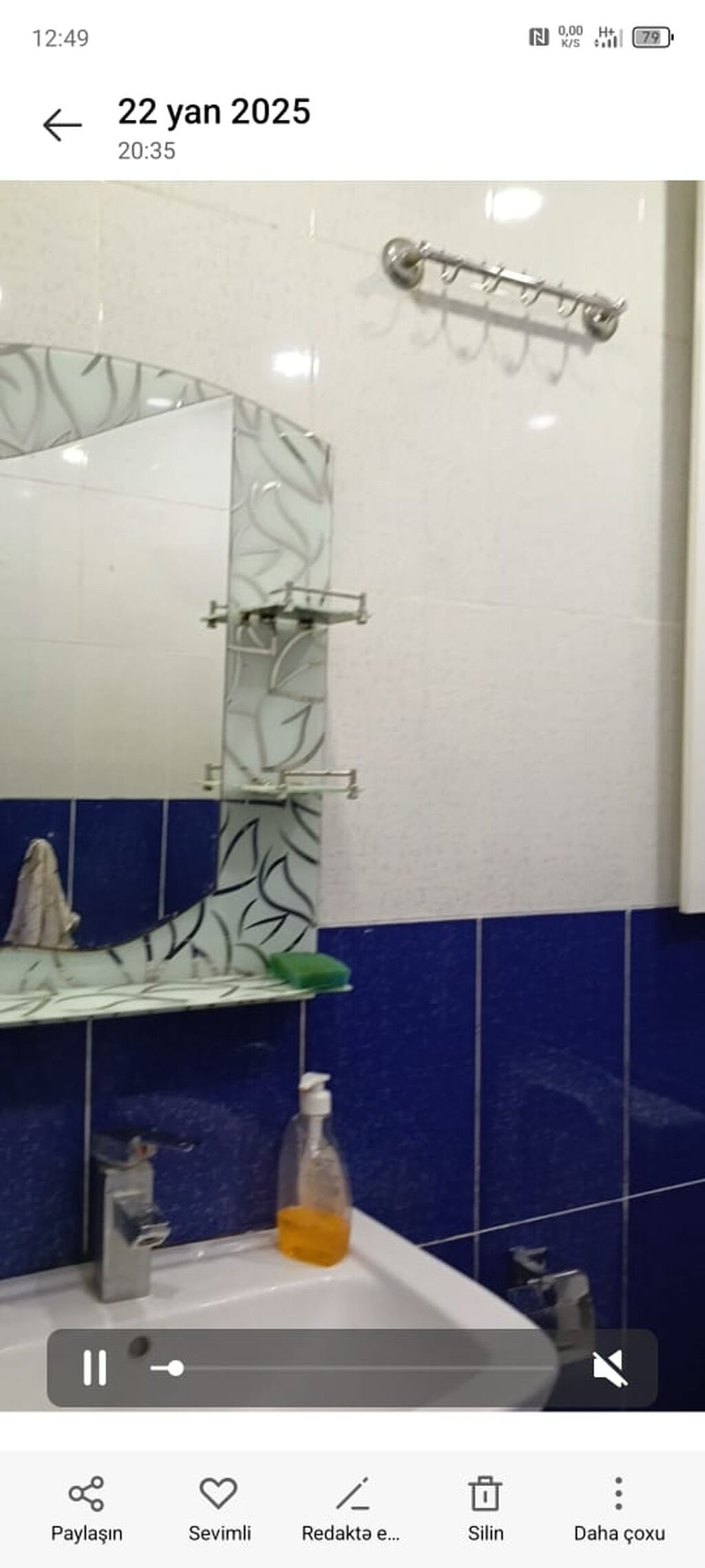 1 otaqlı, Yeni tikili, 34 kv. m — Mənzil, Xırdalan (2)
