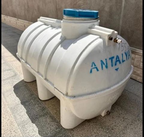 Plastik su çəni – “Antalya” markası - Material: qalın divarlı plastik — Ceyranbatan