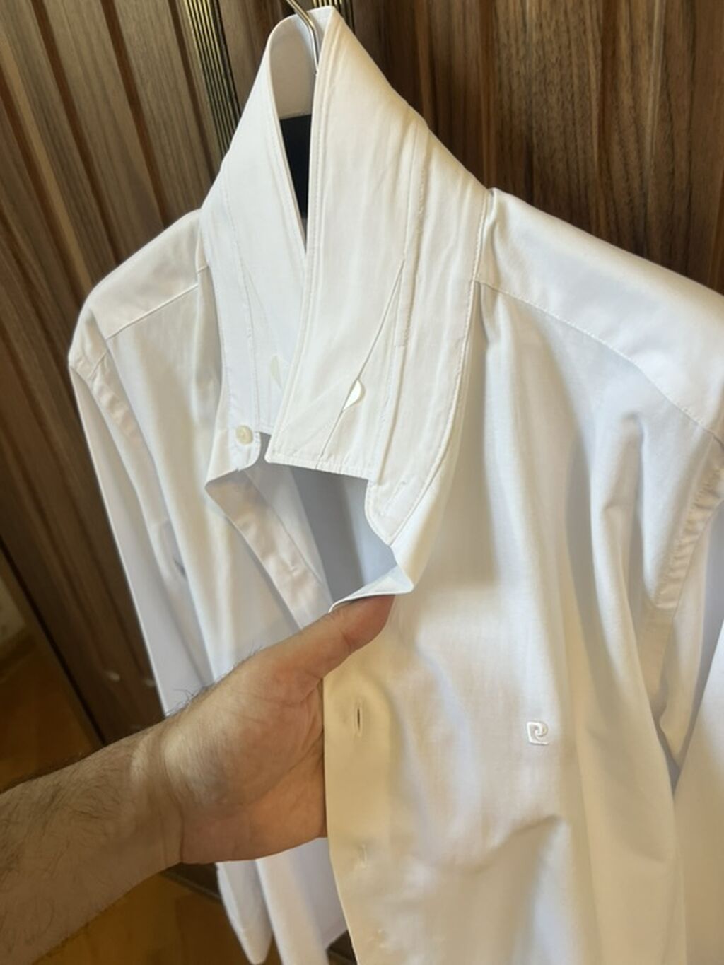 Köynək, Pierre Cardin, L, rəng - Ağ — Köynək, Masazır (2)