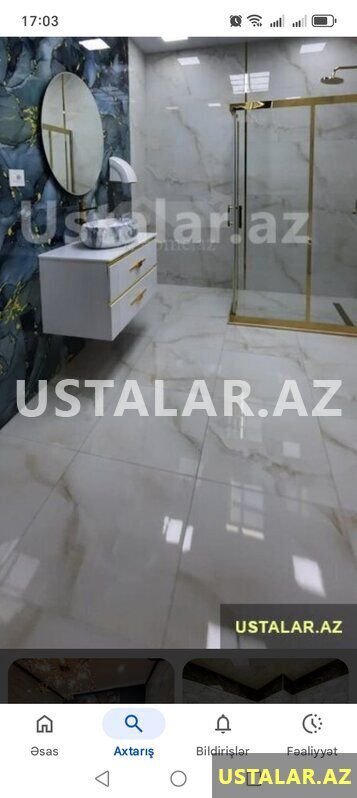 Kafel metlax ustasi — Plitə işləri, Bakı (3)