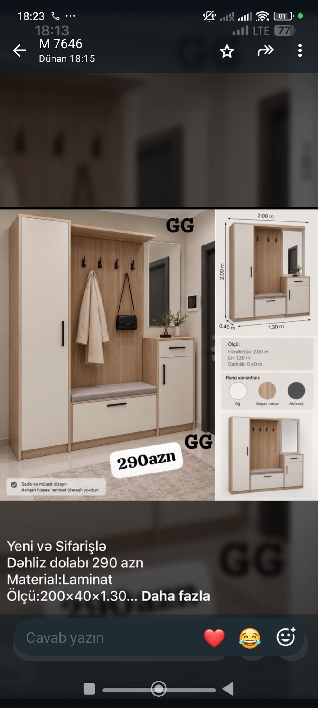Düz masa, Siyirməli, Polkalı — Salon mebeli, Sumqayıt (2)