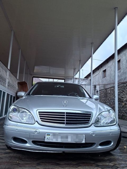 Mercedes S 500, 5.0 L, 2002 il, 531 000 km — Şəki