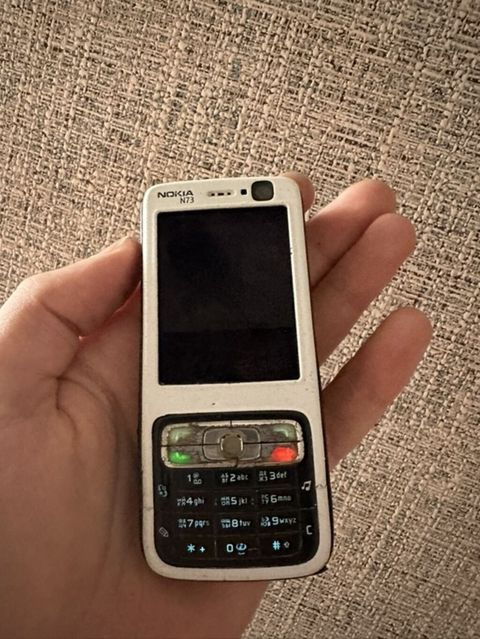 Nokia N73, 2 GB Memory Capacity, rəng - Ağ, Düyməli — Bakı