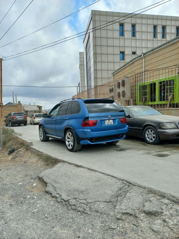 BMW X5, 4.6 L, 2002 il, 360 000 km — Avtomobillər, Bakı (7)
