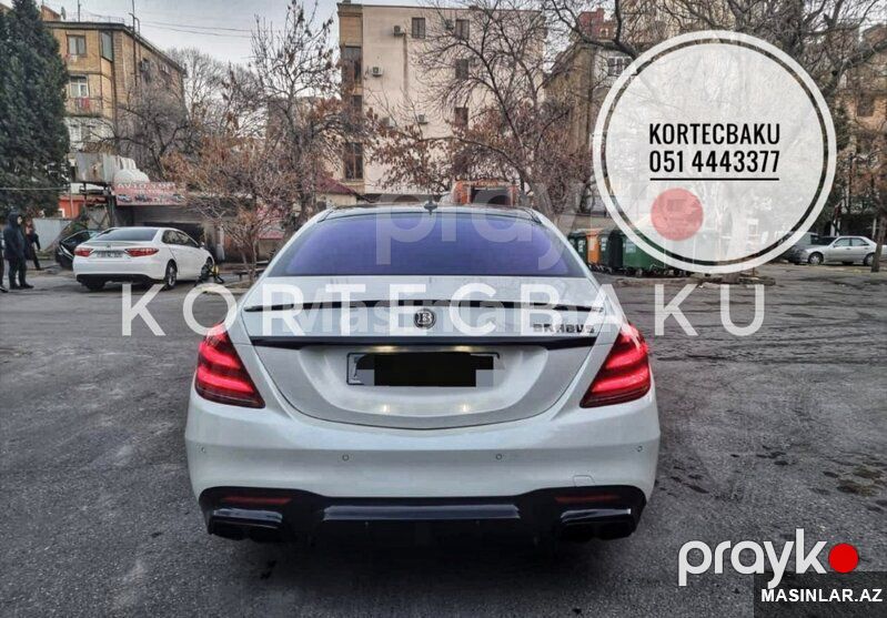 Mercedes S class Brabus, 2019 il — Minik avtomobili icarəsi, Bakı (2)