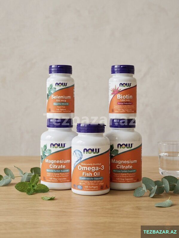 Now Solgar vitaminlər (Amerika supplementləri) — Gözəllik və səhiyyə, Bakı