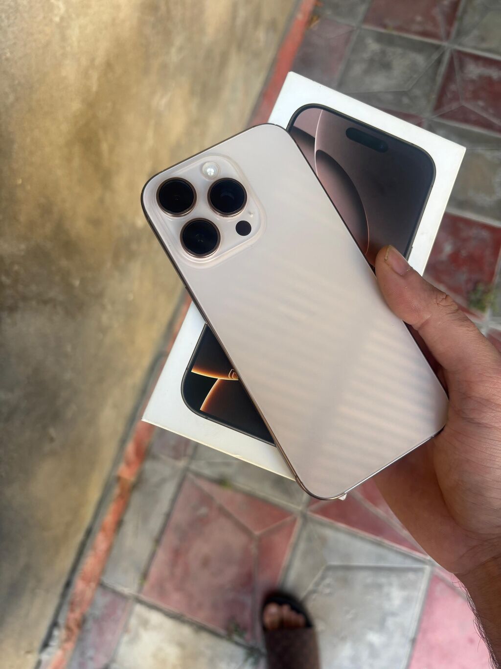 IPhone 16 Pro, 256 GB, Desert Titanium, Zəmanət, Sənədlərlə — Apple iPhone, Bakı (5)