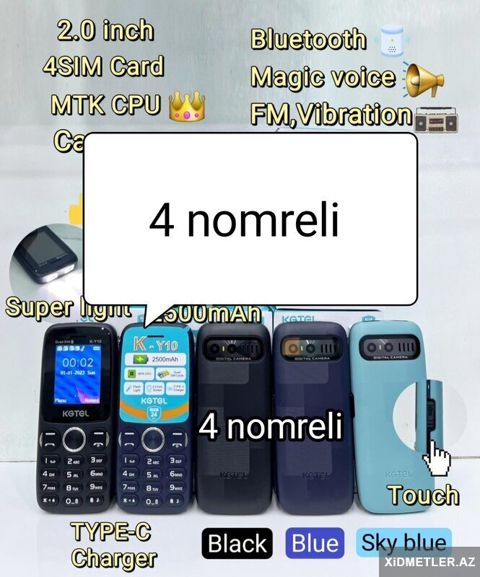 Nokia Telefon 4 nomre — Bakı