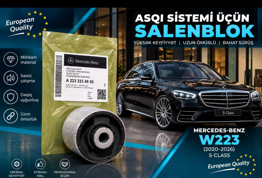 Mercedes W223 alt asqı vtulkası — Ehtiyat hissələri və aksesuarlar, Bakı