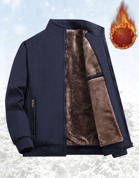 S;m:l;xl Termal isti kişi gödəkçəsi - Rəng: tünd göy - Üst material — Bakı