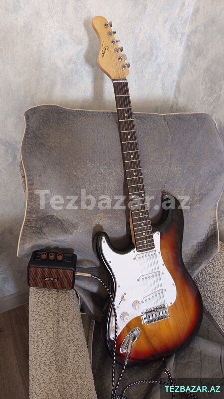 Elektro Gitar və Amfi Satıram — Bakı
