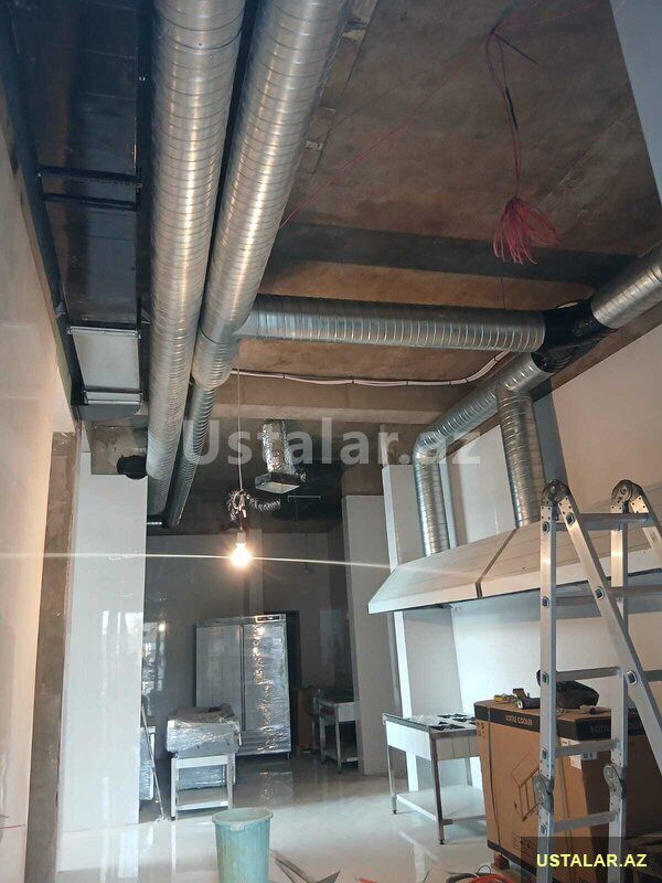 Havalandırma sistemlərinin qurulması — Kondisioner və havalandırma sistemi təmiri, Bakı (5)