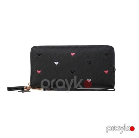 Pul kisəsi qadənlar üçün, poliuretan, qara, 9.5 sm — Bakı