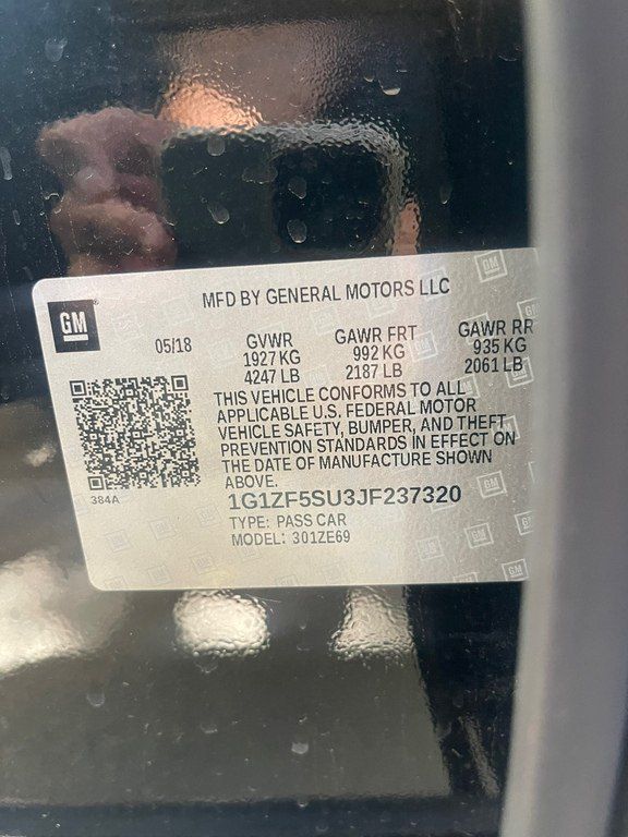 Chevrolet Malibu, 1.8 L, 1.5 kWh, 2018 il, 67 000 km — Avtomobillər, Bakı (11)