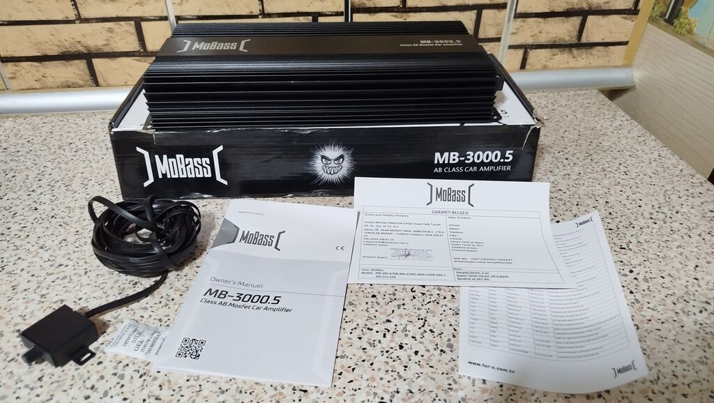 MoBass MB-3000.5 5 kanaldir ideal vəziyyətdədir hec bir problemi — Gücləndiricilər, qəbuledicilər və DAC, Quba (7)
