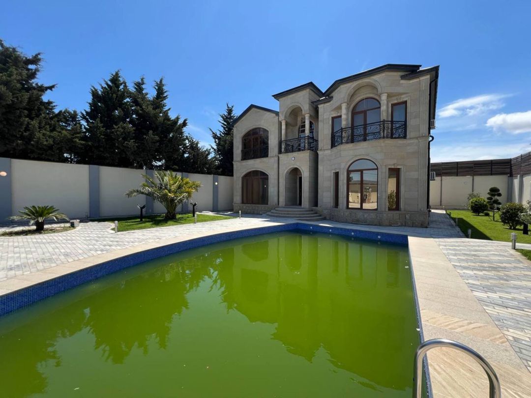 Satılır 6 otaqlı həyət evi/bağ evi 350 m² — Ev, villa, Bakı (2)