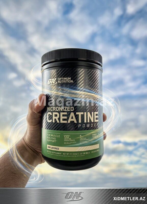 Creatine Optimum Nutrition Amerikan Kreatin 600gram Creatin — Gözəllik və səhiyyə, Bakı (3)