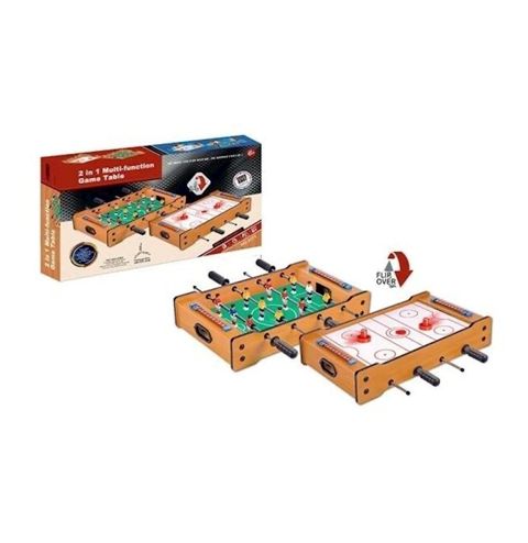 Masaüstü futbol + Aeroxokkey 2-1-də 57x31x9.5 sm, qəhvəyi — Bakı